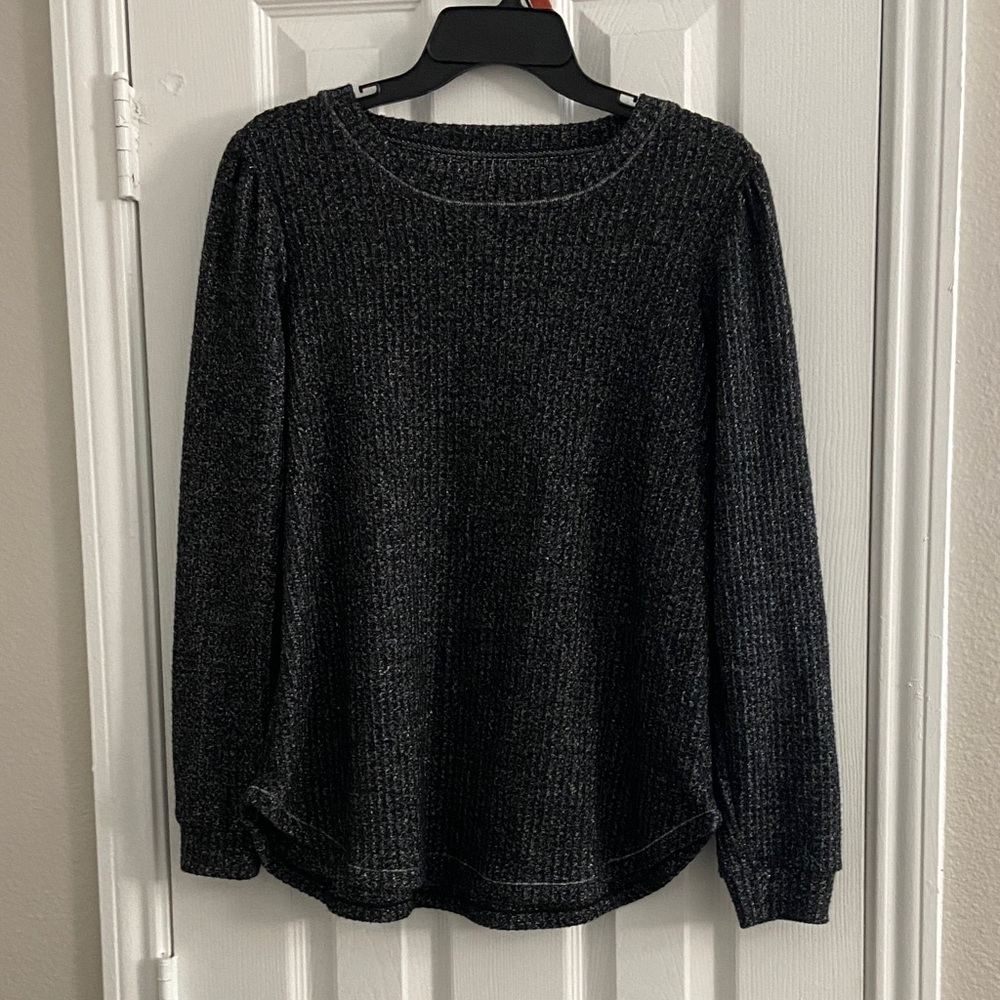 Comfort Code Black Textured Knitwear